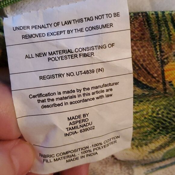 Bunny Hollow Pillow - Picture 2 of 2